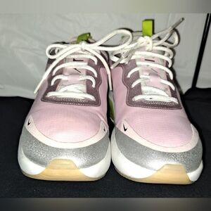 Nike Pink and Silver Women's Sneakers